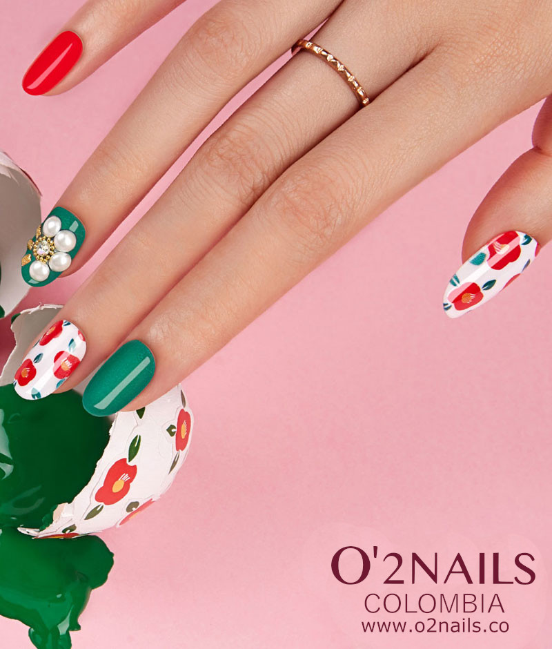  O2NAILS - Impresora portátil de uñas M1, máquina de impresión  de arte de uñas móvil para uso doméstico y salón de uñas (oro rosa)