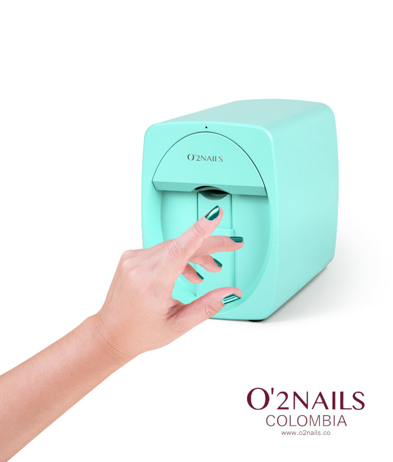  O2NAILS - Impresora de uñas portátil M1 máquina de impresión de  uñas móvil para uso doméstico, salón de uñas (naranja) : Todo lo demás