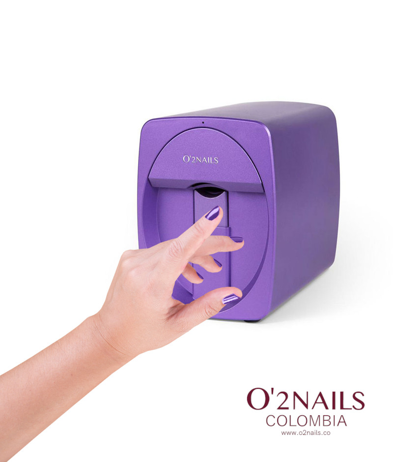  O2NAILS - Impresora portátil de uñas M1, máquina de impresión  de arte de uñas móvil para uso doméstico y salón de uñas (oro rosa)